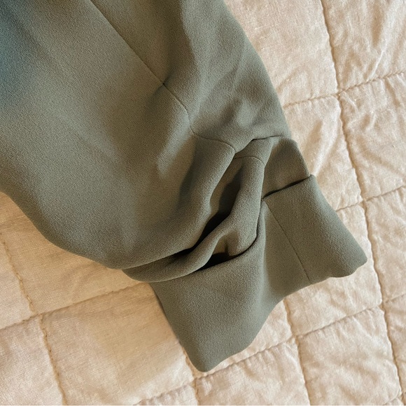 COPY - Mango Green Blazer L - Picture 3 of 11